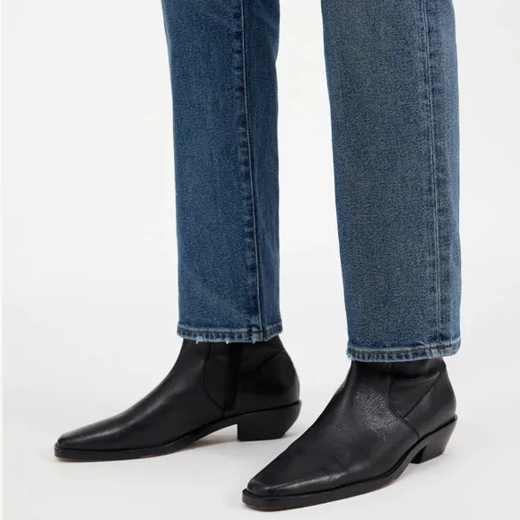 Madewell The Idris Ankle Boot true black