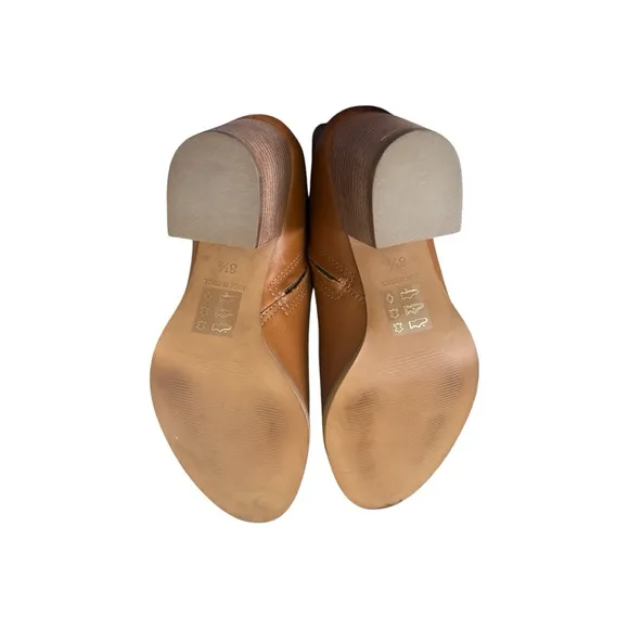 Madewell The Rosie Tan leather Ankle Boots