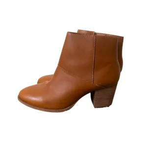 Madewell The Rosie Tan leather Ankle Boots