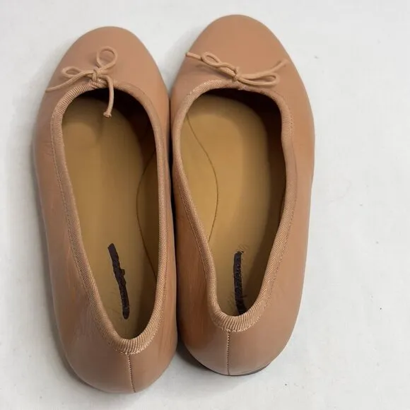 Madewell Womens $110 The April Ballet Flat Warm Sand Size 5.5 NR850