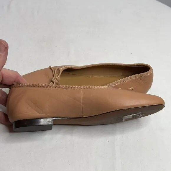 Madewell Womens $110 The April Ballet Flat Warm Sand Size 5.5 NR850