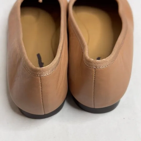 Madewell Womens $110 The April Ballet Flat Warm Sand Size 5.5 NR850