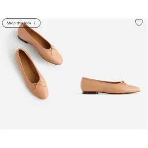 Madewell Womens $110 The April Ballet Flat Warm Sand Size 5.5 NR850