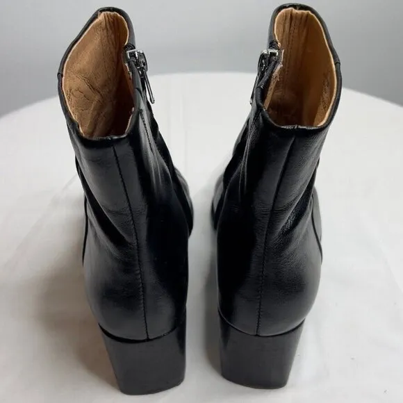 Madewell Womens $198 The Ardin Ankle Boot Black Size 6 NR816