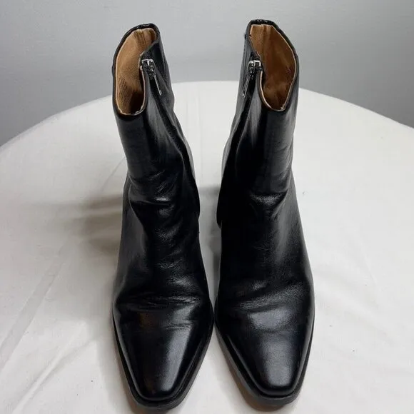 Madewell Womens $198 The Ardin Ankle Boot Black Size 6 NR816