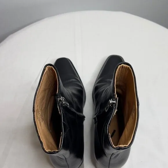 Madewell Womens $198 The Ardin Ankle Boot Black Size 6 NR816