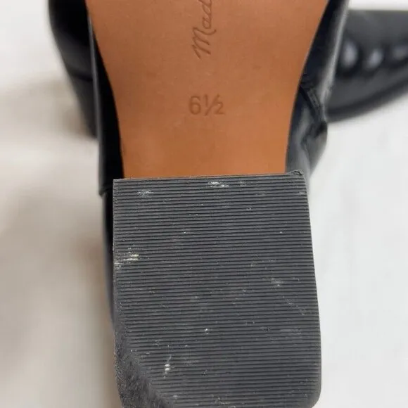 Madewell Womens $198 The Ardin Ankle Boot Black Size 6.5 NR816