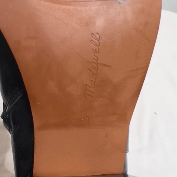 Madewell Womens $198 The Ardin Ankle Boot Black Size 9 NR816