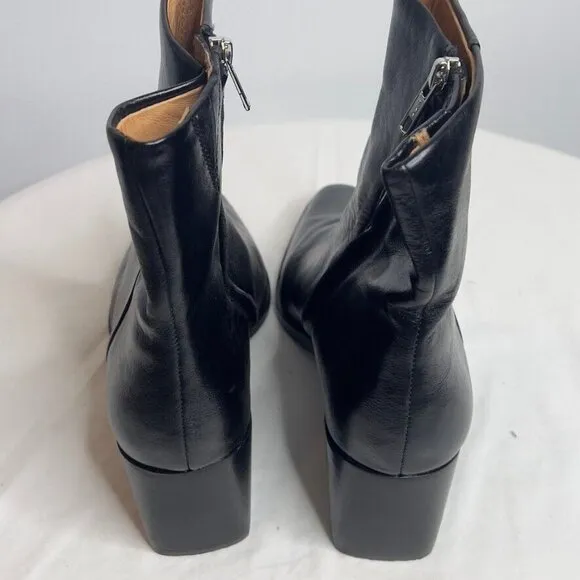 Madewell Womens $198 The Ardin Ankle Boot Black Size 9 NR816
