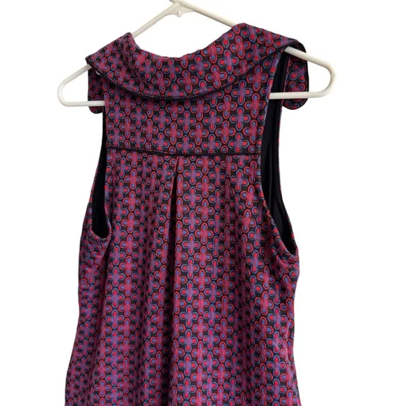 Maeve Jacquard Shift Mini Dress, Red Motif, Size M