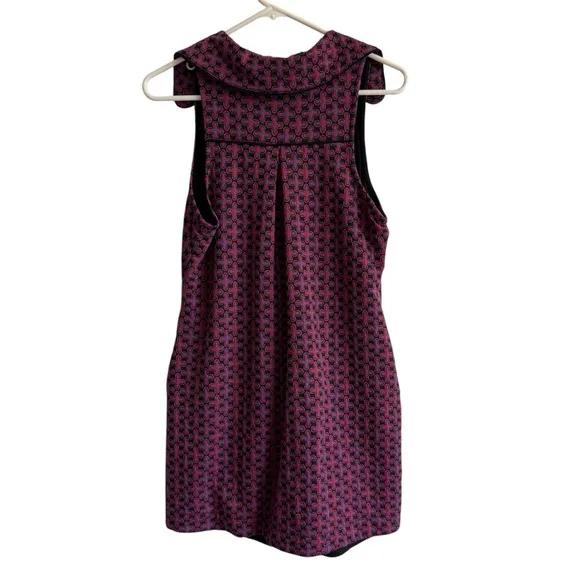 Maeve Jacquard Shift Mini Dress, Red Motif, Size M