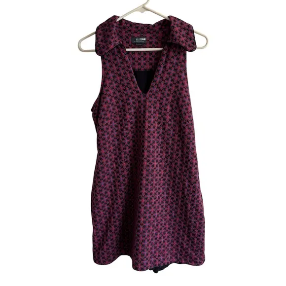 Maeve Jacquard Shift Mini Dress, Red Motif, Size M