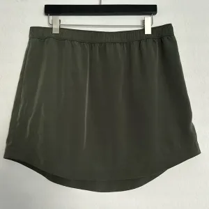 Maison Jules - Olive Green Pull-On A-Line Skirt
