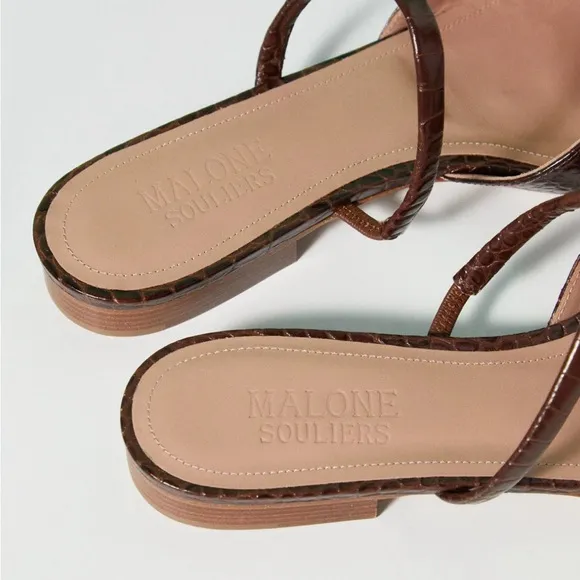 Malone Souliers Frankie Backless Point-Toe Flats