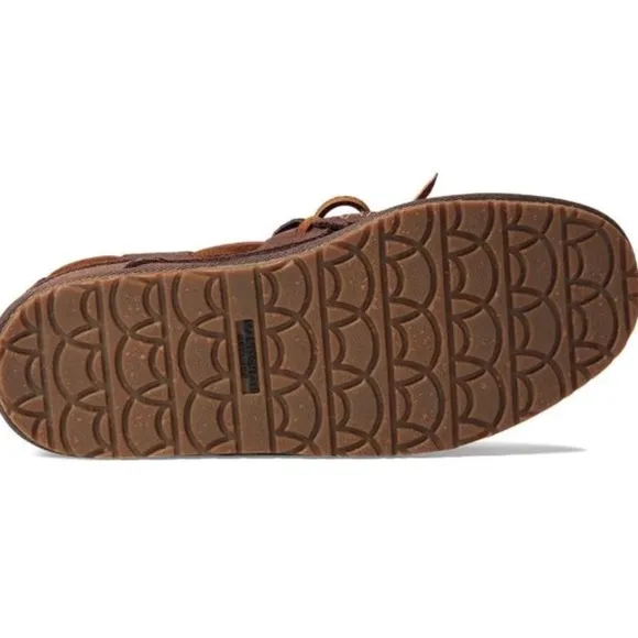 Manitobah Mukluks Sherling Lined Cabin Loafers Slippers Brown Size 9 Loungewear
