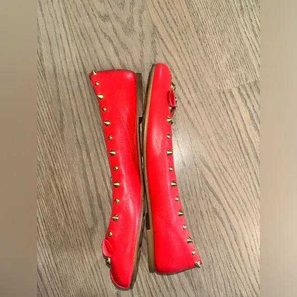 Marc by Marc Jacobs Mouse Nappa Ballerina Flat in Red women’s size 6 37