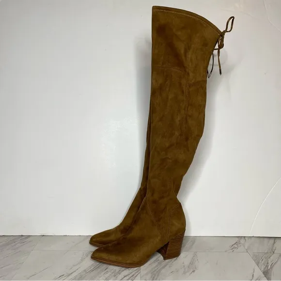 Marc Fisher Comara Brown Over The Knee Boot 7 1/2 M