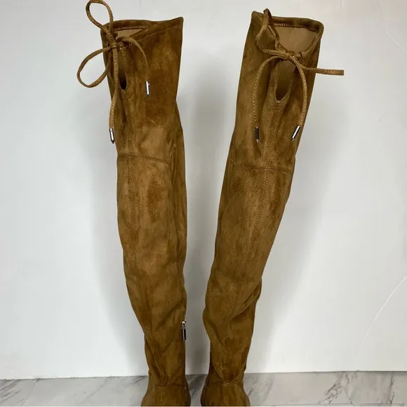Marc Fisher Comara Brown Over The Knee Boot 7 1/2 M
