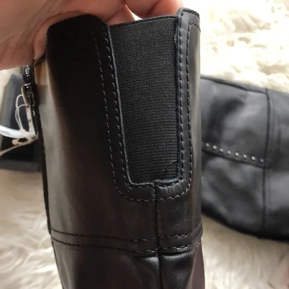 MARC FISHER Galaya Wide Calf Studded Boots