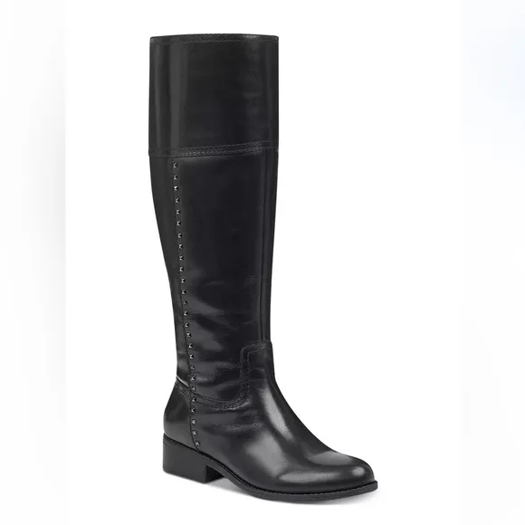 MARC FISHER Galaya Wide Calf Studded Boots