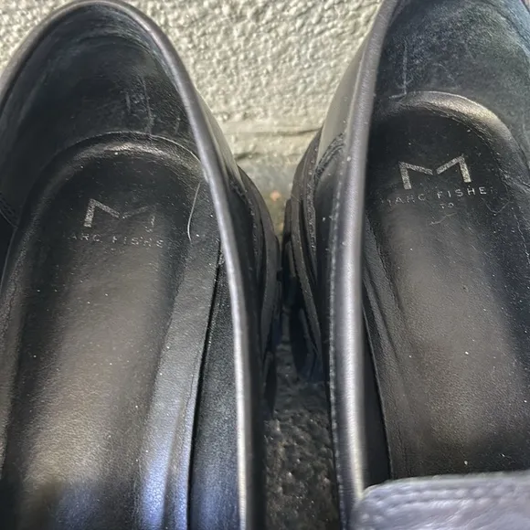 Marc Fisher Lug Sole Loafers Chunky Sole Preppy Officecore Sz 9