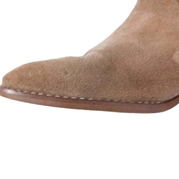 Marc Fisher Tan Suede Knee High Slouch Boots Size 7.5