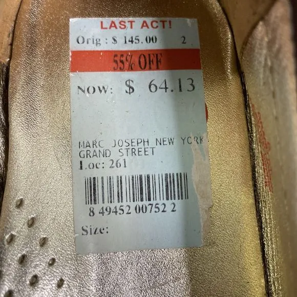 MARC JOSEPH NEW YORK Women's Grand St Leather‎ Bit Loafers Brown Size 6