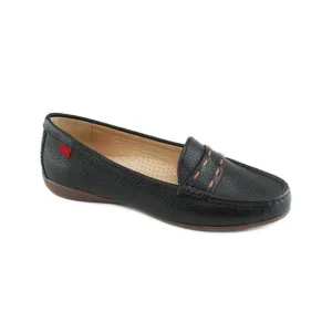 Marc Joseph Women's Sunnyside Ave Loafers, Black Tumbled Size 7M