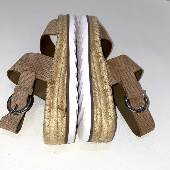 Marc Fischer Phebe 2 Espadrilles Beige Size 6.5