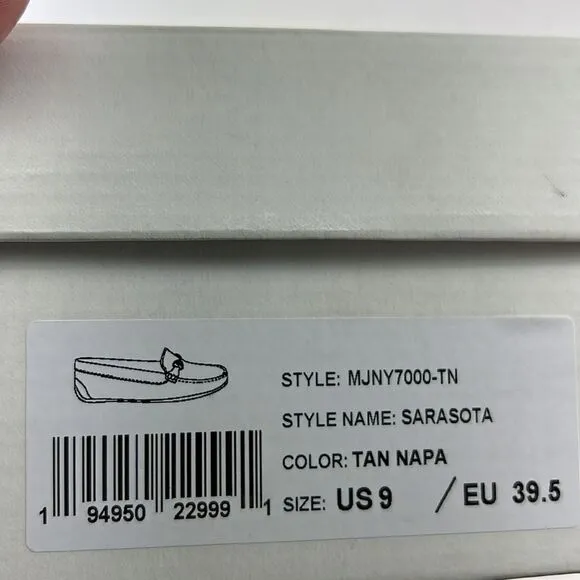 Marc Joseph New York Sarasota Loafers Tan Nappa Size 9