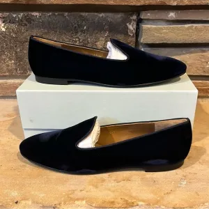 Margaux Midnight Navy Velvet Loafer