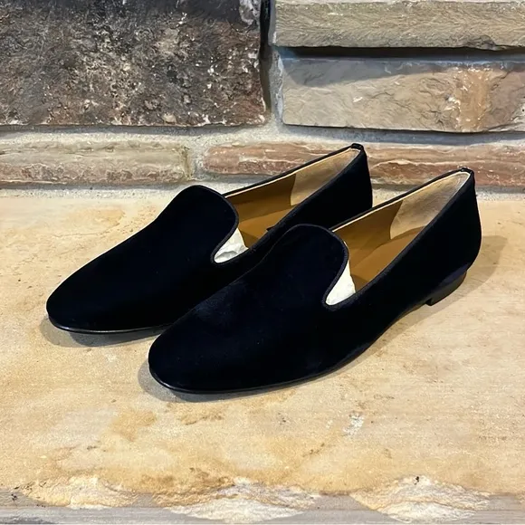 Margaux Midnight Navy Velvet Loafer