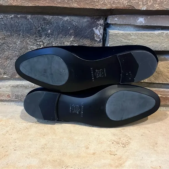 Margaux Midnight Navy Velvet Loafer