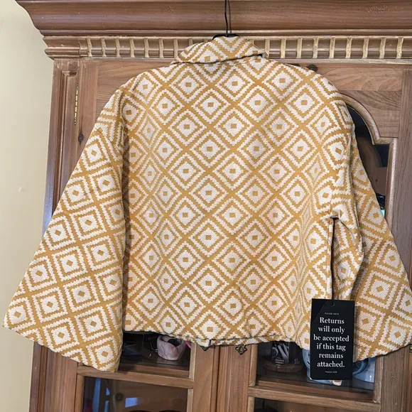 Marigold Tweed Clara Shirt Jacket