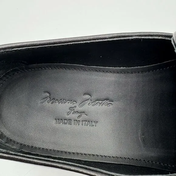 Massimo‎ Matteo Men's Ponte Vecchio Penny Loafers Black Size 9.5 New
