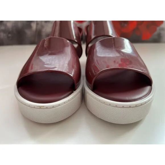 Melissa Soho platform jelly sandals. Size 7.