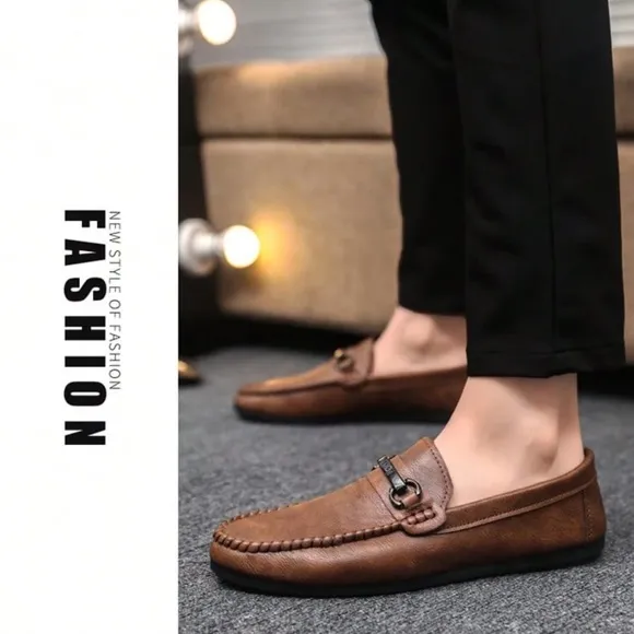 Men Casual Slip On Loafers (Please Order One Size Up If You Have A Wider Foot)