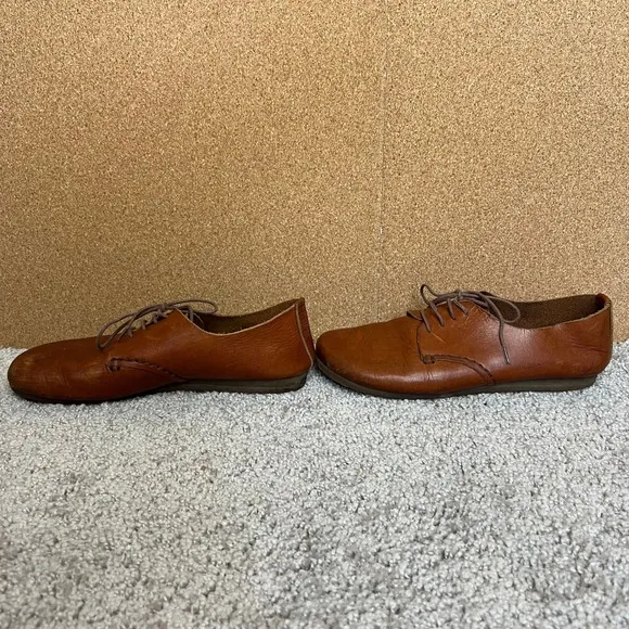 Men womens unizex barefoot loafers natural foot shape leather shoes lace up