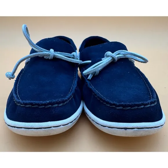 Men's Polo Ralph Lauren Kalworth Leather Loafers Size: 8 Blue