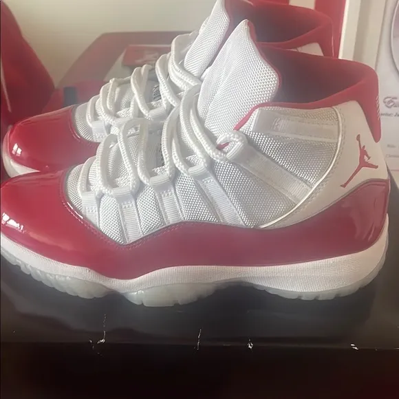 Men’s Red and White Sneakers
