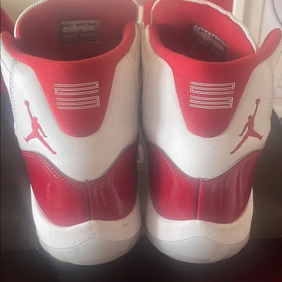 Men’s Red and White Sneakers