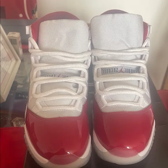 Men’s Red and White Sneakers