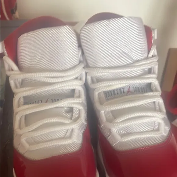 Men’s Red and White Sneakers