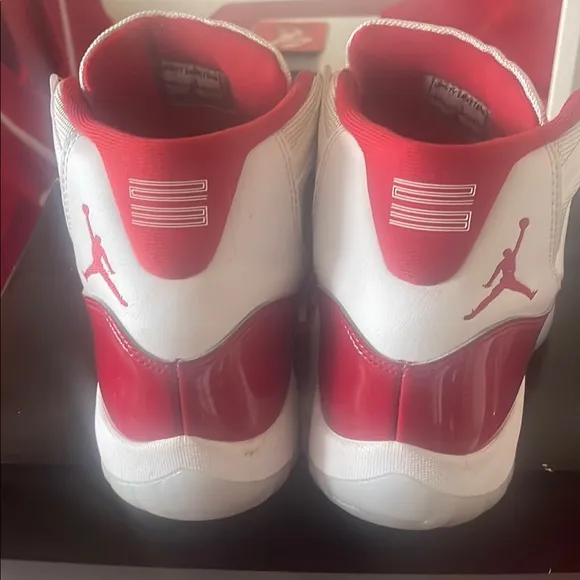 Men’s Red and White Sneakers