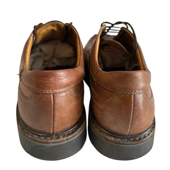 Mephisto Abel Air Relax Goodyear Melt Leather Oxford Mens Brown Shoes US 8.5