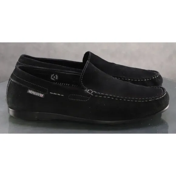 Mephisto Cool Air Men's Casual Loafers Shoes Size 10 M Suede Black
