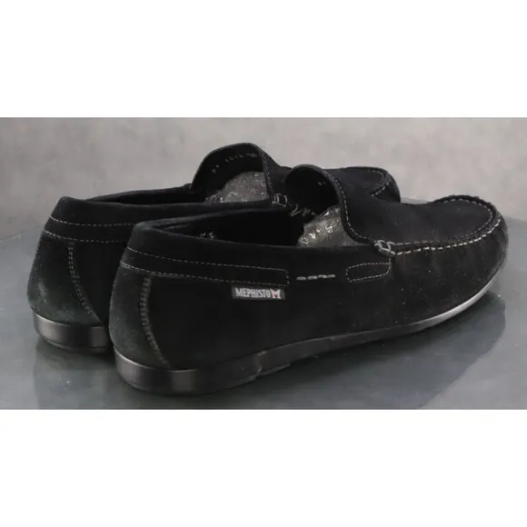 Mephisto Cool Air Men's Casual Loafers Shoes Size 10 M Suede Black