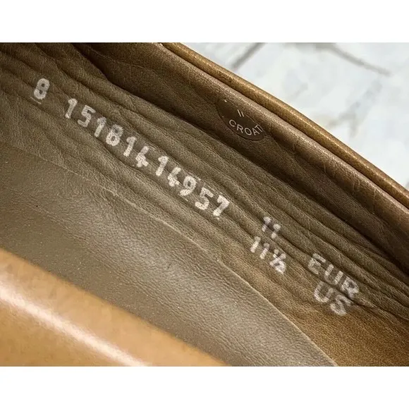 Mephisto Edlef Loafers Shoes Mens 11.5 Brown Leather Slip On Comfort Walking