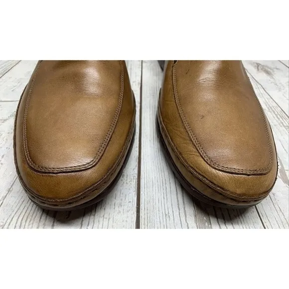 Mephisto Edlef Loafers Shoes Mens 11.5 Brown Leather Slip On Comfort Walking