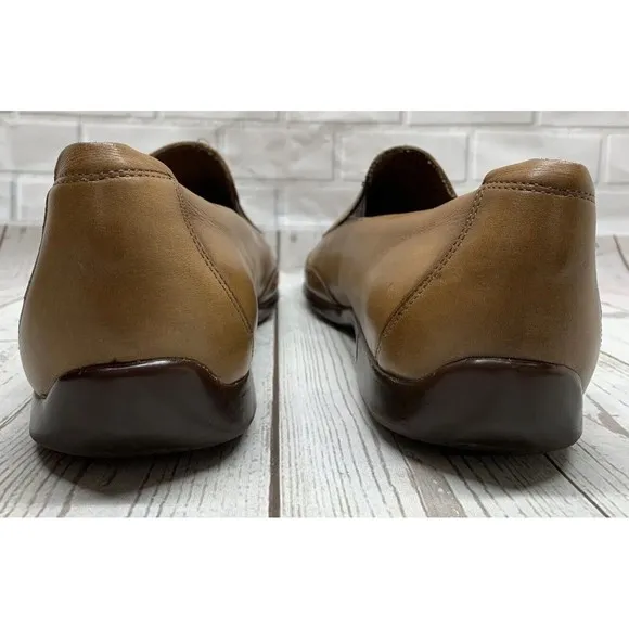 Mephisto Edlef Loafers Shoes Mens 11.5 Brown Leather Slip On Comfort Walking